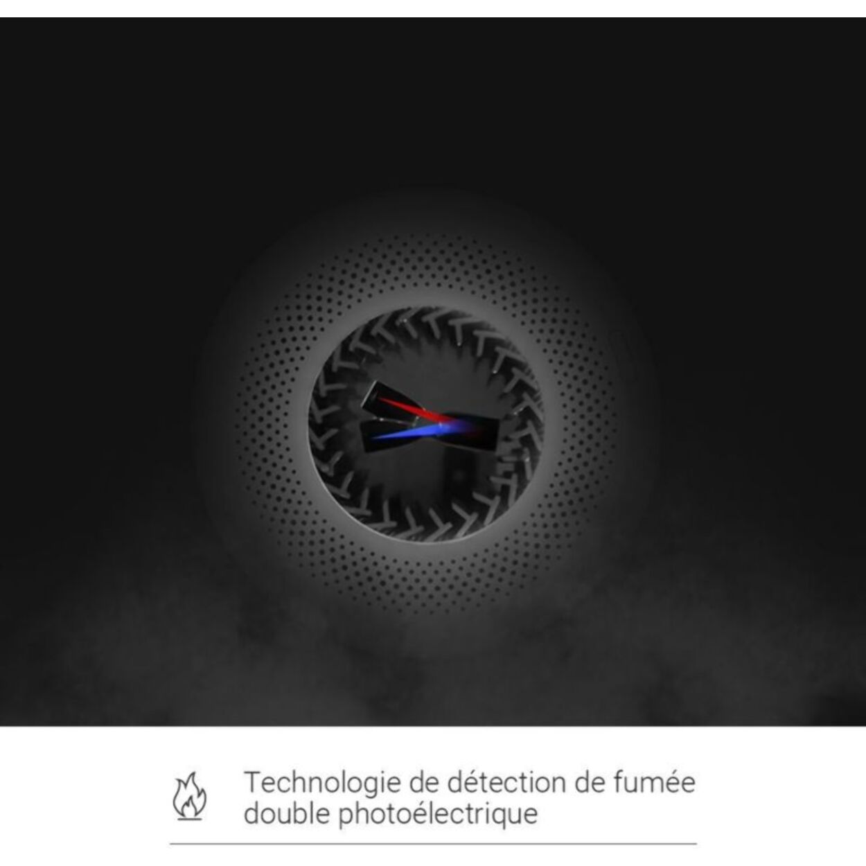 Détecteur de fumée EZVIZ connecté T4C