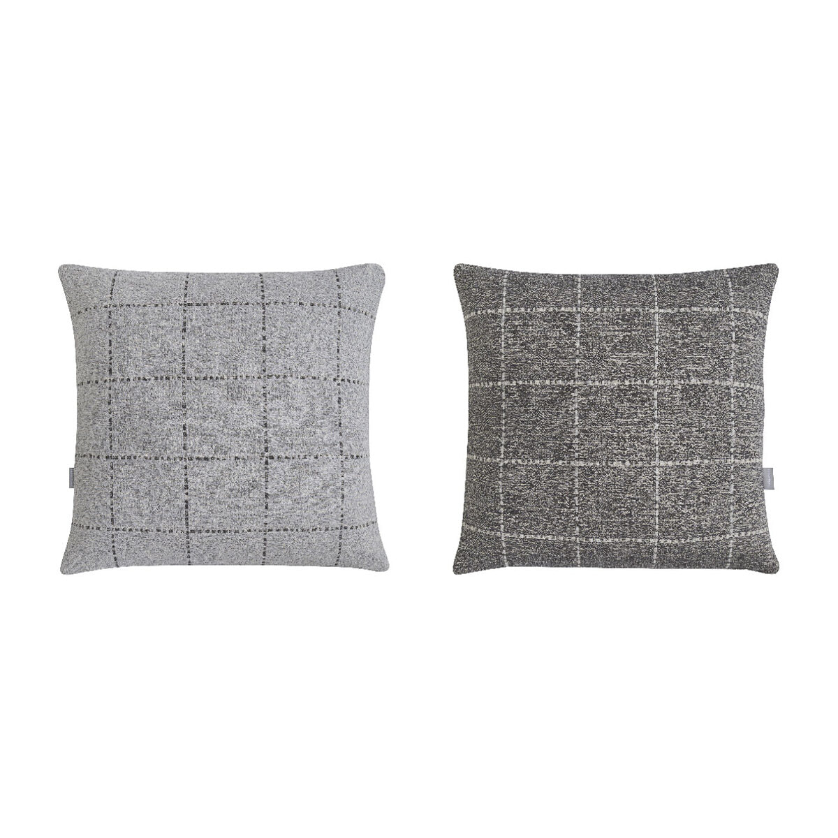 Lot de 2 huosses de coussin MARNE gris