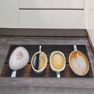 Tapis de cuisine en PVC motif fresque GUNI