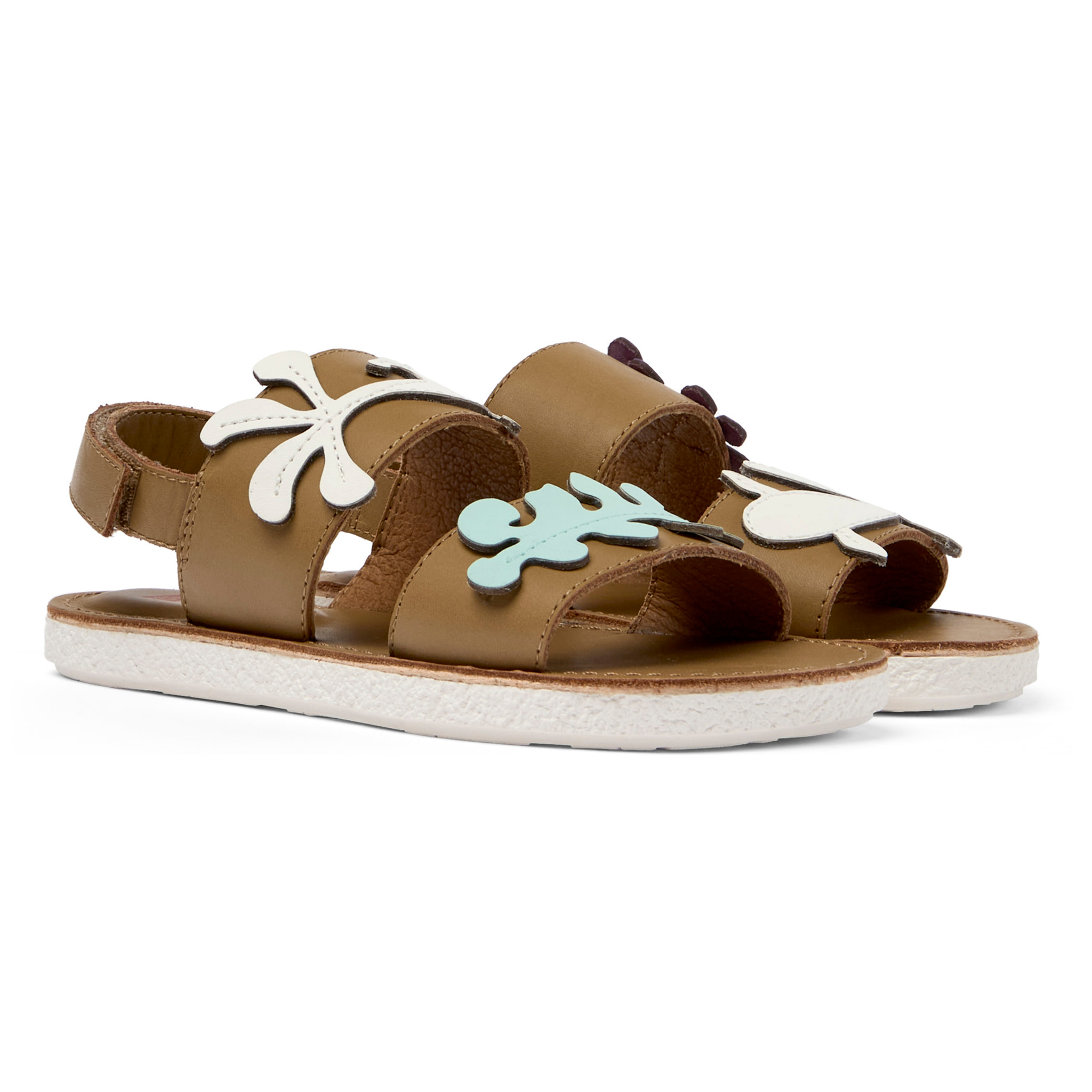 Sandalias - CAMPER Miko - Marron - Cuero liso