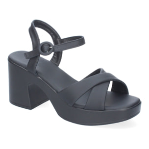 Sandalia de Tacón para Mujer Comodas y Elegantes, Diseño Moderno con Tiras Cruzadas