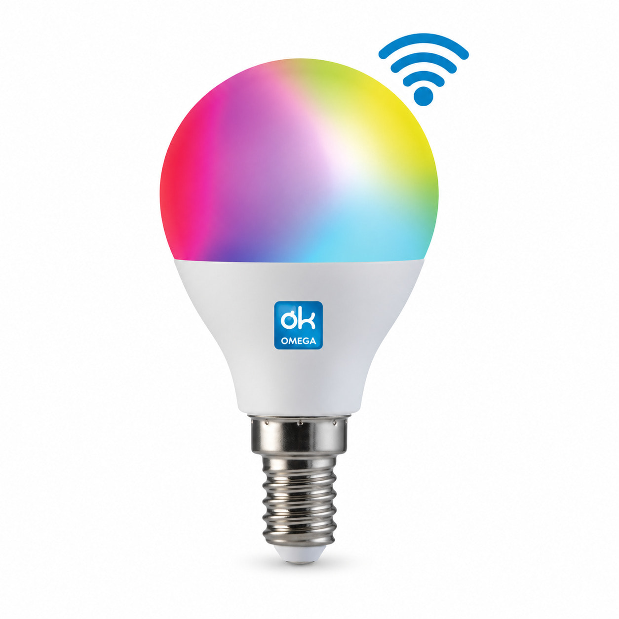 OMEGA Lampadina LED Smart RGB+CCT 9W E27