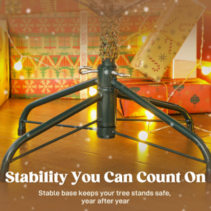 Árbol de Navidad Artificial 210 cm, Árbol de Navidad Nevado, Abeto Artificial con 1154 Ramas Articuladas, Base Plegable, Fácil de Montar, Decoración para Hogar, Oficina, Fiestas