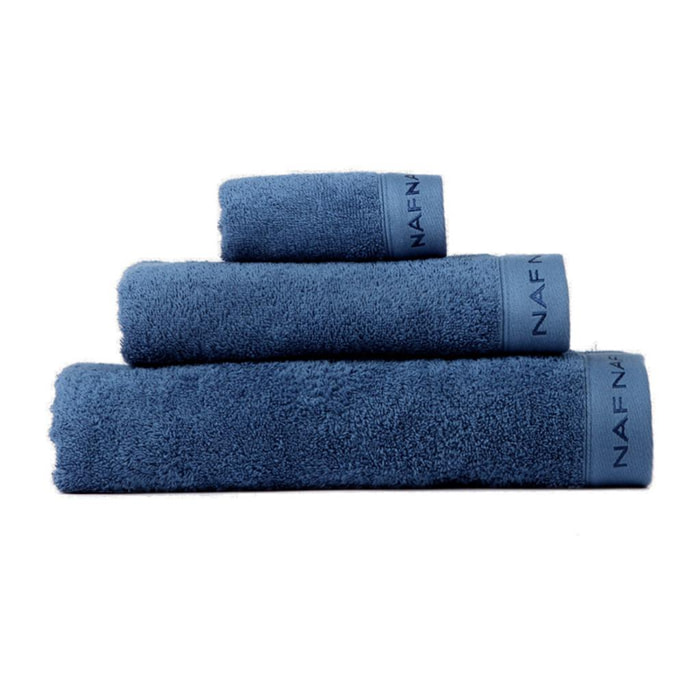 Set de 3 toallas CASUAL 30x50 + 50x90 + 90x150 cm - azul marino -