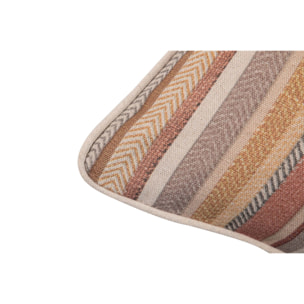 Cojin Lino Rayas 45x13x45 Cm
