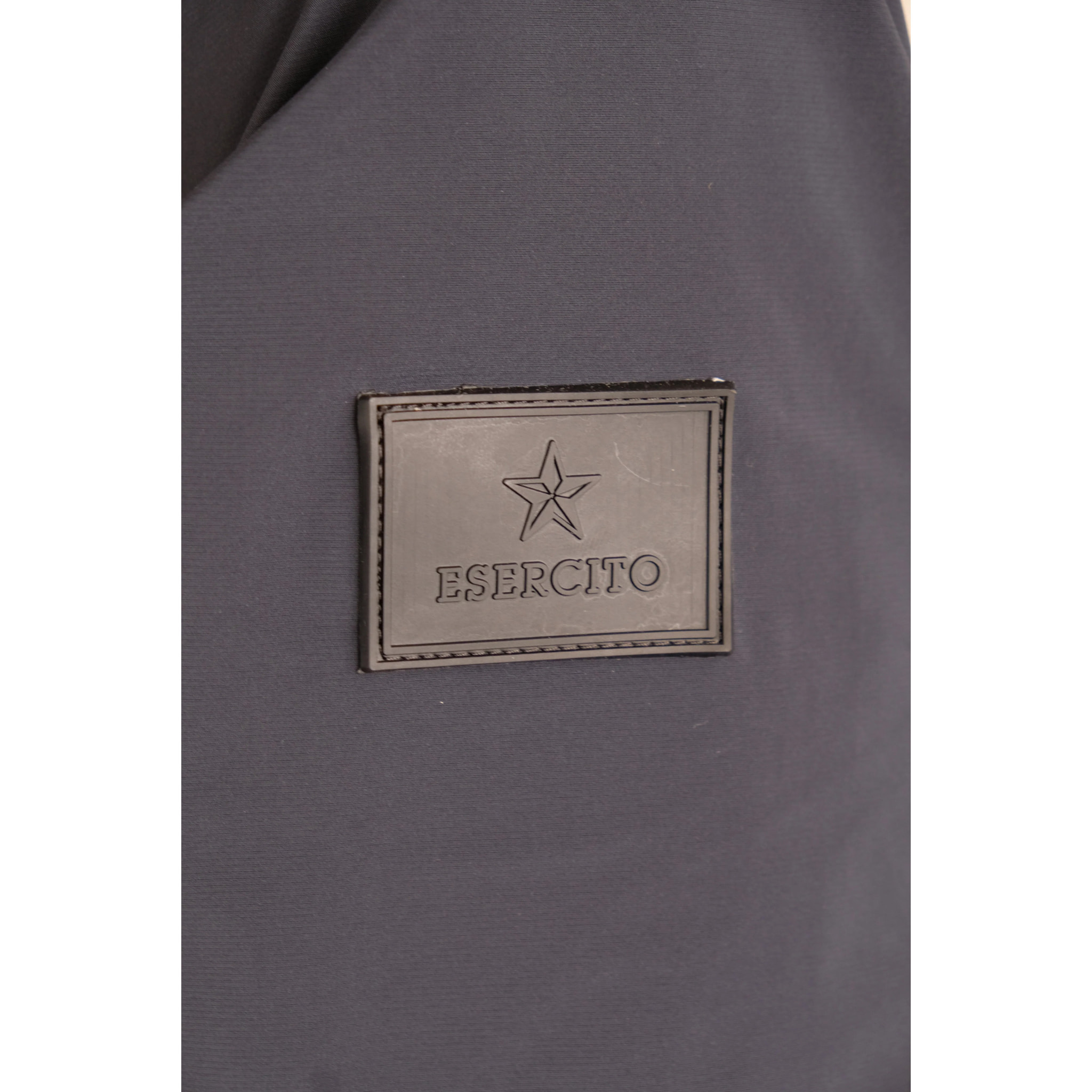 Giacca Esercito con zip blu uomo
