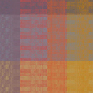 Serviette pur coton motif jacquard violet Mille ecossais velvet