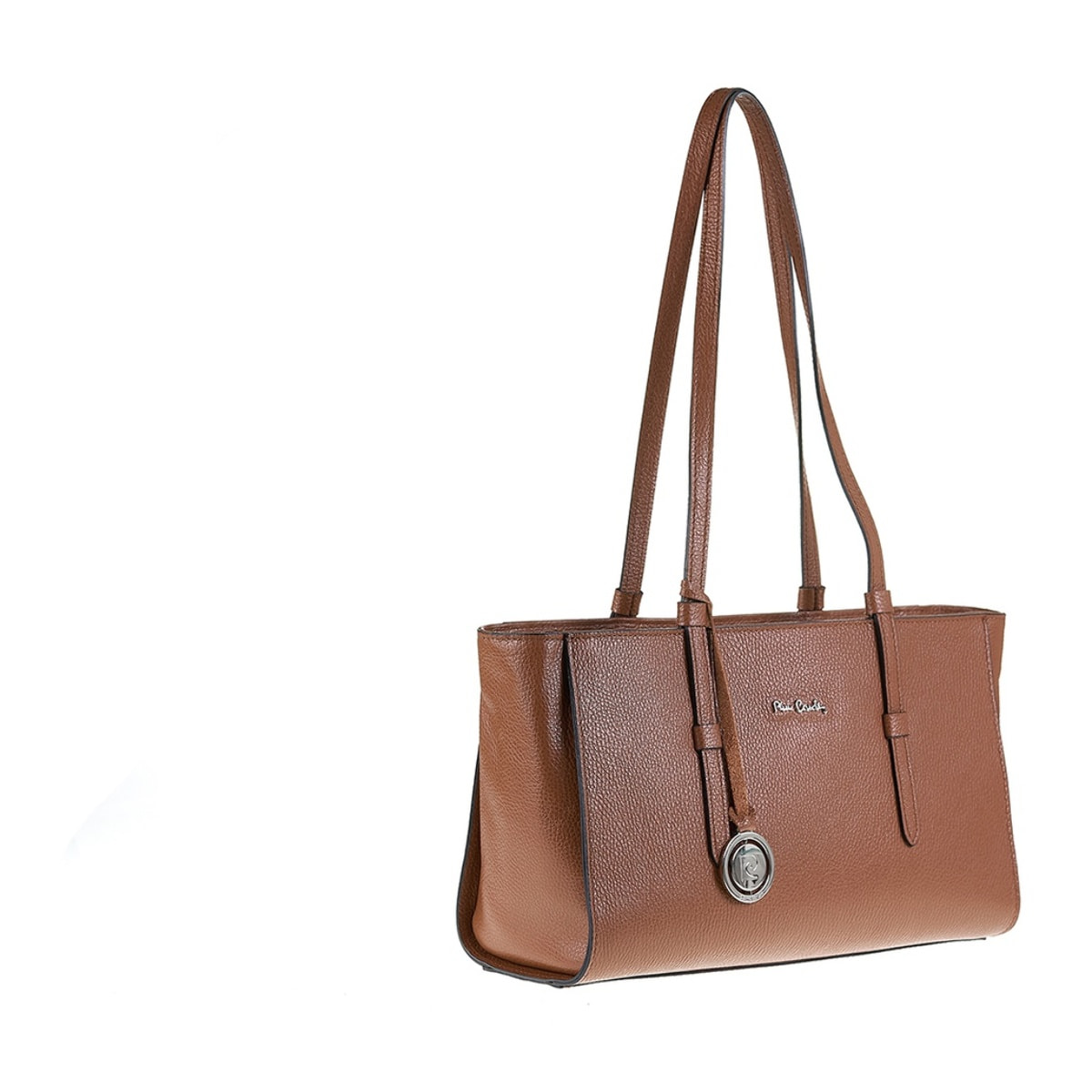 Borsa a mano da donna Made in Italy - Modello Valeria Nova - 100% pelle - 42.0 x 21.5 x 12.5 cm