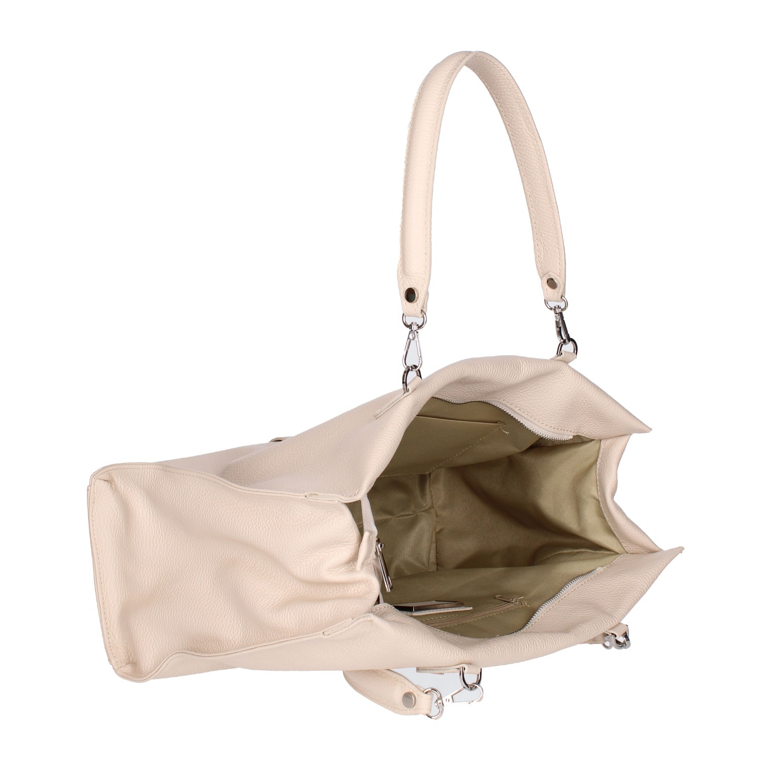 Borsa a mano da donna - Modello False - 100% vera pelle - 40.0 x 30.0 x 15.0 cm