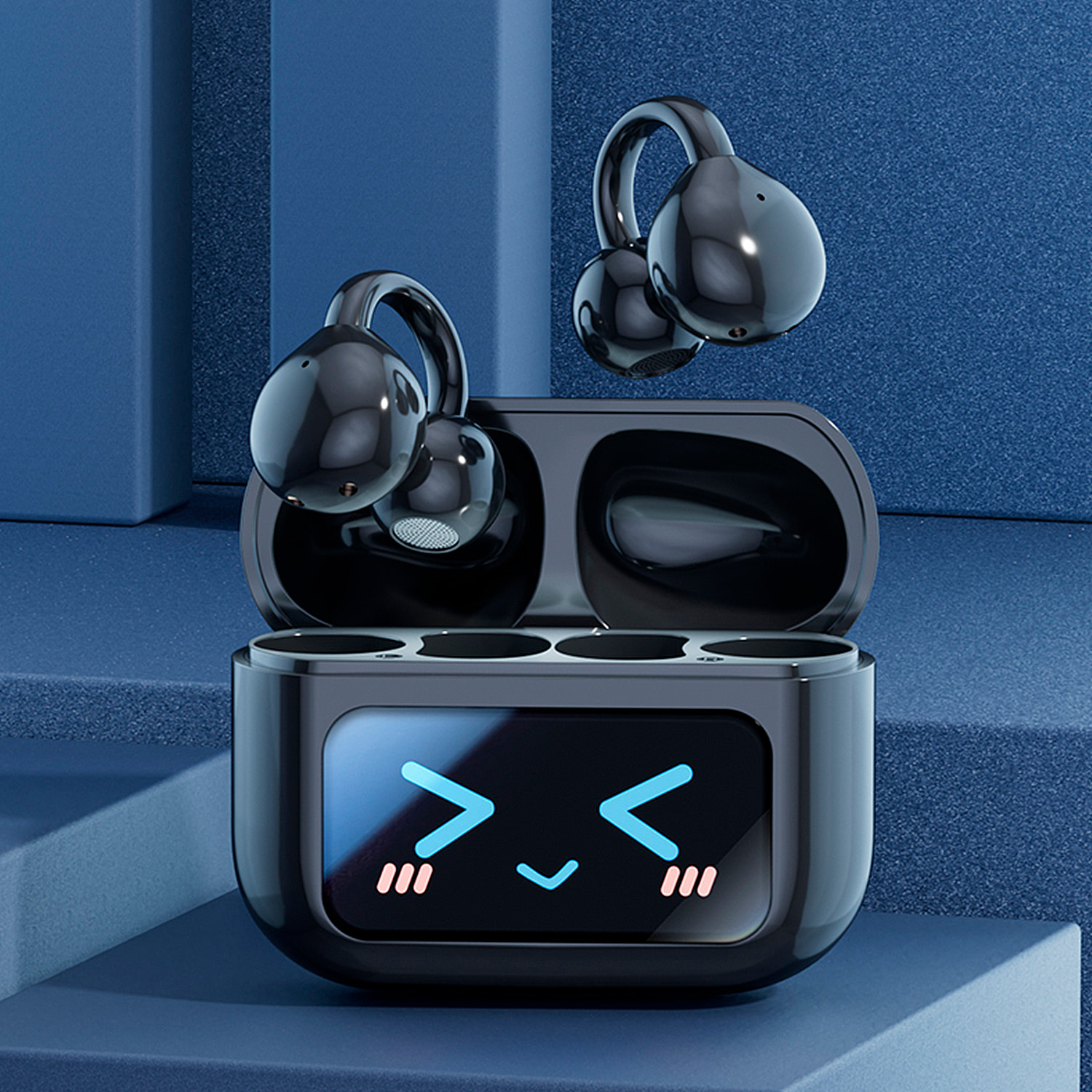 M100 Auriculares Bluetooth 5.4 Aitranslate con sonido ACS 360º, sonido direccional. Reducción ruido. Traductor AI.