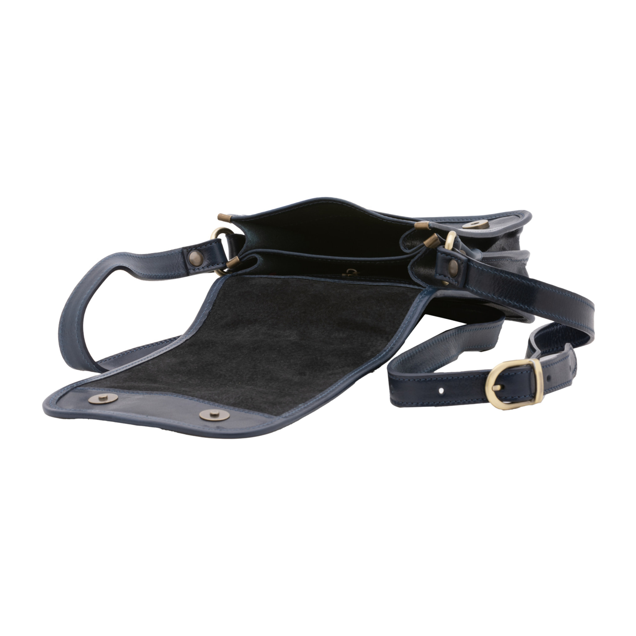 Borsa a tracolla  da uomo In Vera pelle Made in Italy 20x16,5x10 cm