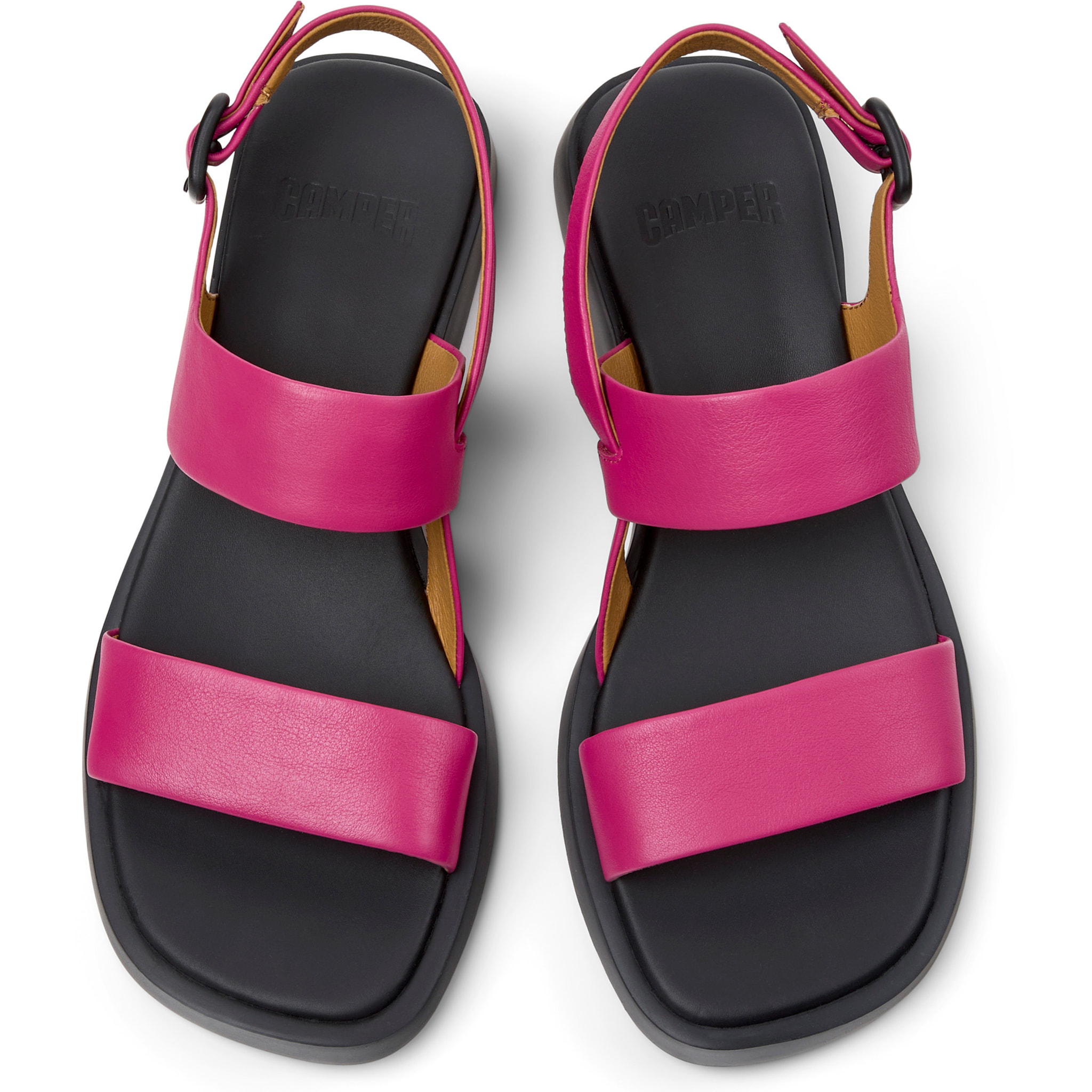 Sandalias - CAMPER Dana - Burdeos - Cuero liso