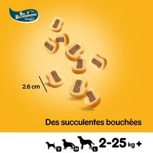 PEDIGREE Sa Récompense Friandises saveurs boeuf et volaille pour chien 12x155g