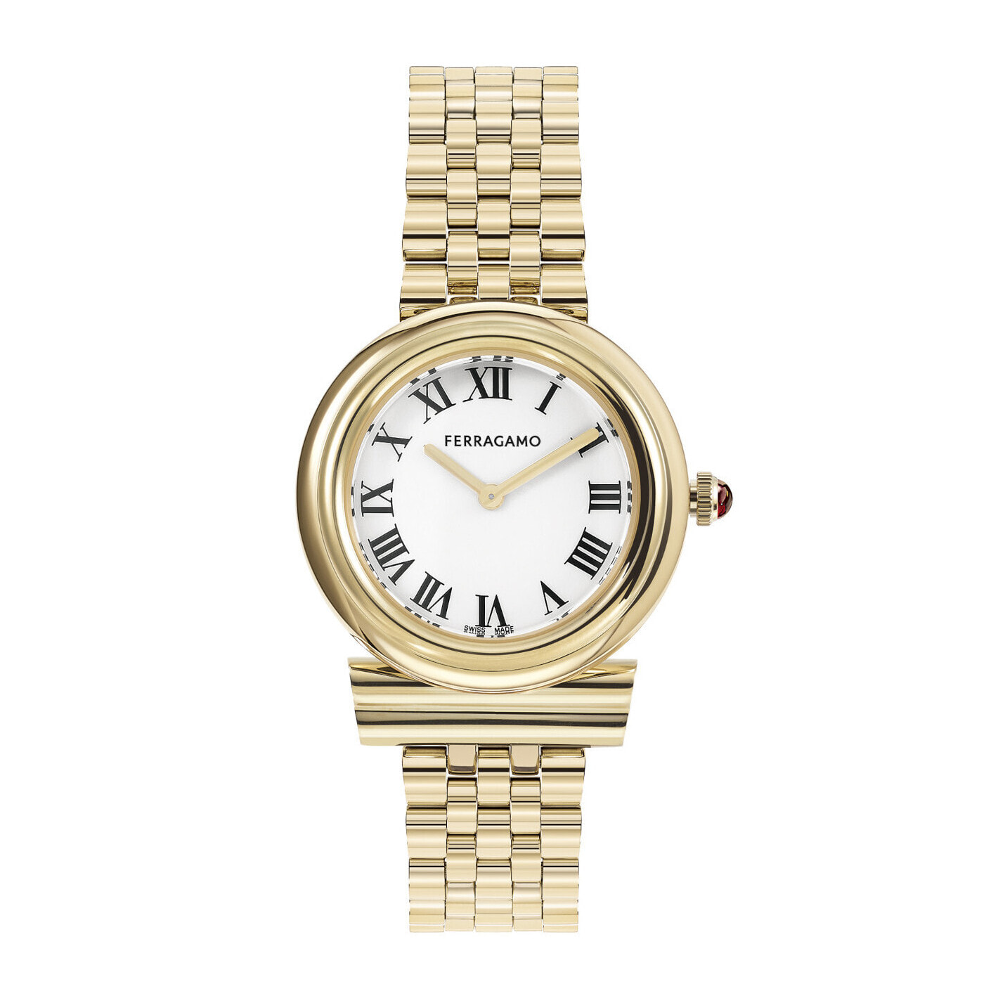 Ferragamo Orologio Analogico Al Quarzo Mv-Gancini 28Mm