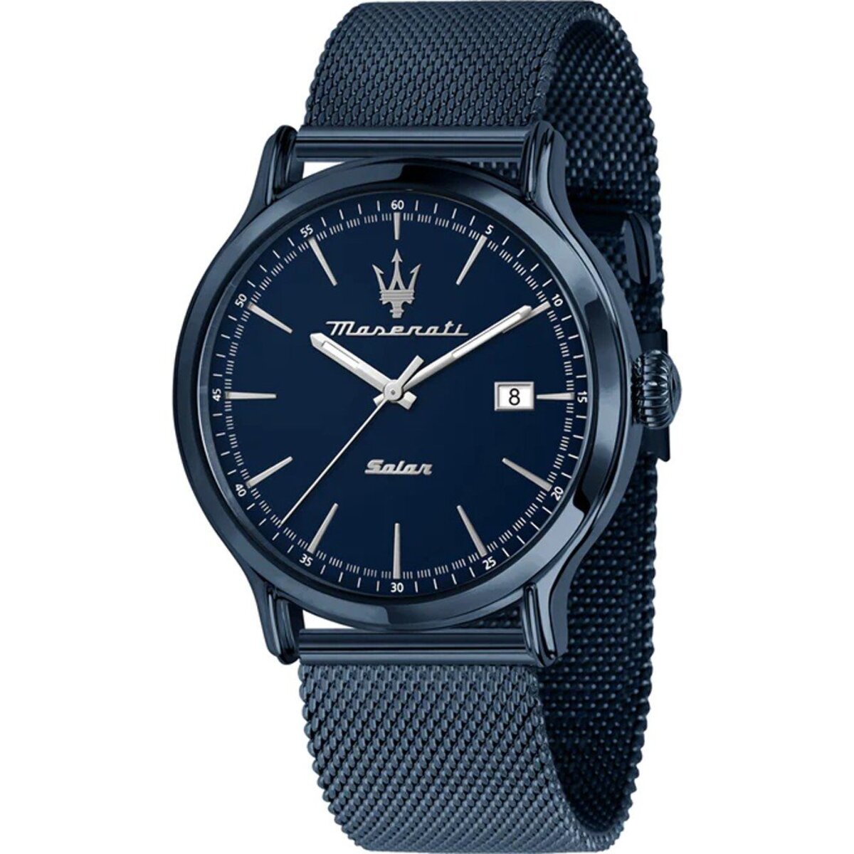 Reloj Maserati R8853149001 Hombre Analogico Solar con Correa de Acero inoxidable