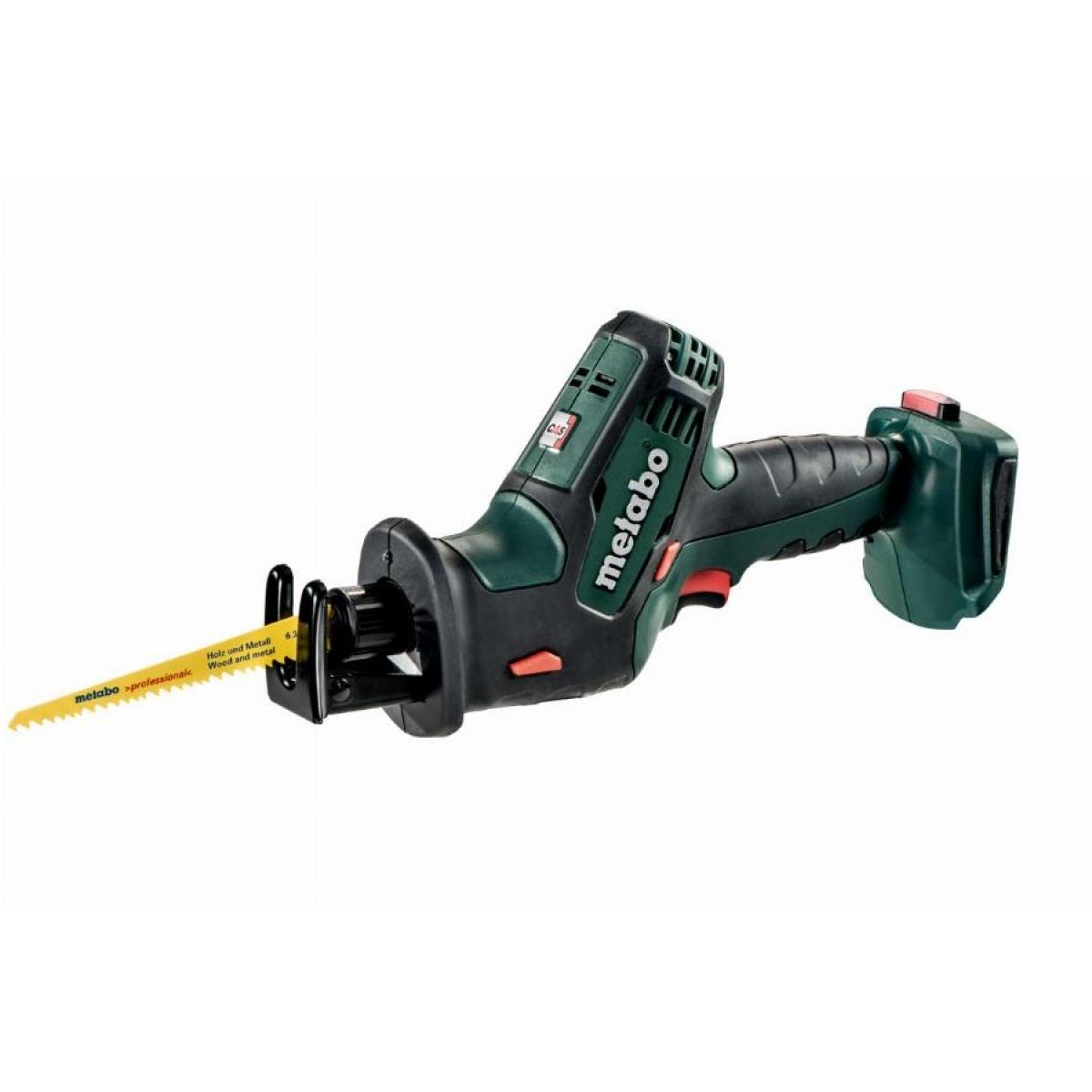 Scie sabre SSE 18 LTX METABO sans batterie ni chargeur + coffret MetaBox - 602266840