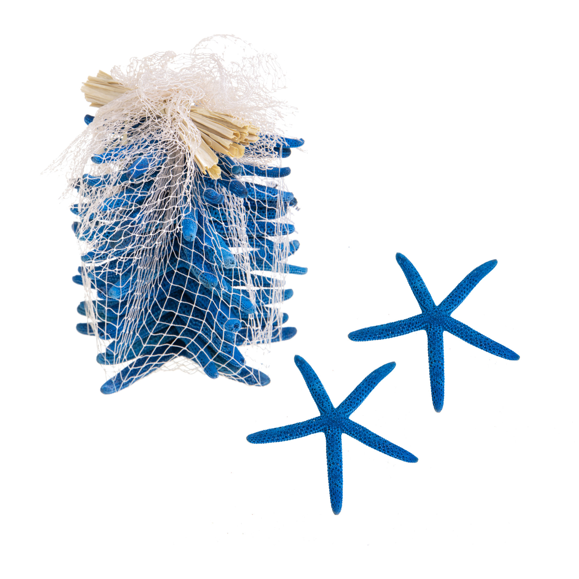 Stelle Marine 15 Pezzi. Larghezza 7/10 Cm - Pezzi 2 - 10X11X10cm - Colore: Blu - Bianchi Dino - Conchiglie Decori E Stelle Marine