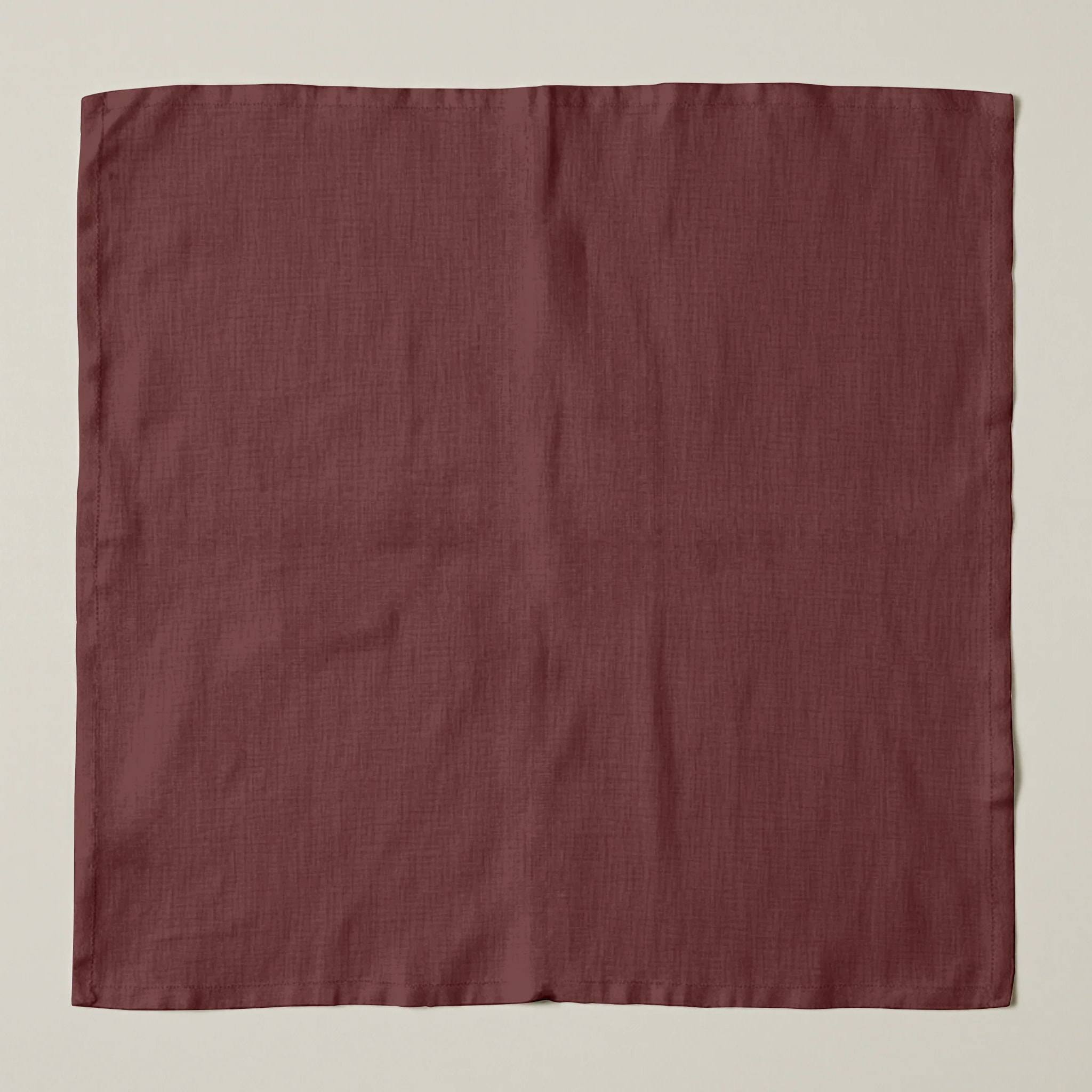 Lot de 2 serviettes Rouge Uni