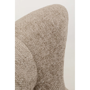 Fauteuil à bascule Romeo beige Kare Design