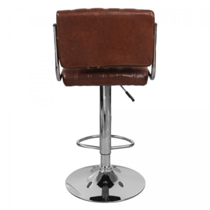 Lot de 2 Tabourets de bar Hune Partiellement fabriqué à la main