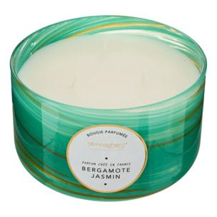 Bougie parfumée 540g Wavy Bergamote jasmin