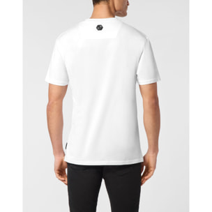 PHILIPP PLEIN Camiseta de cuello redondo y manga corta D AZUR