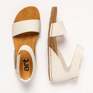 Sandalias 0382 NAPPA CREAM/ CRETA color Cream