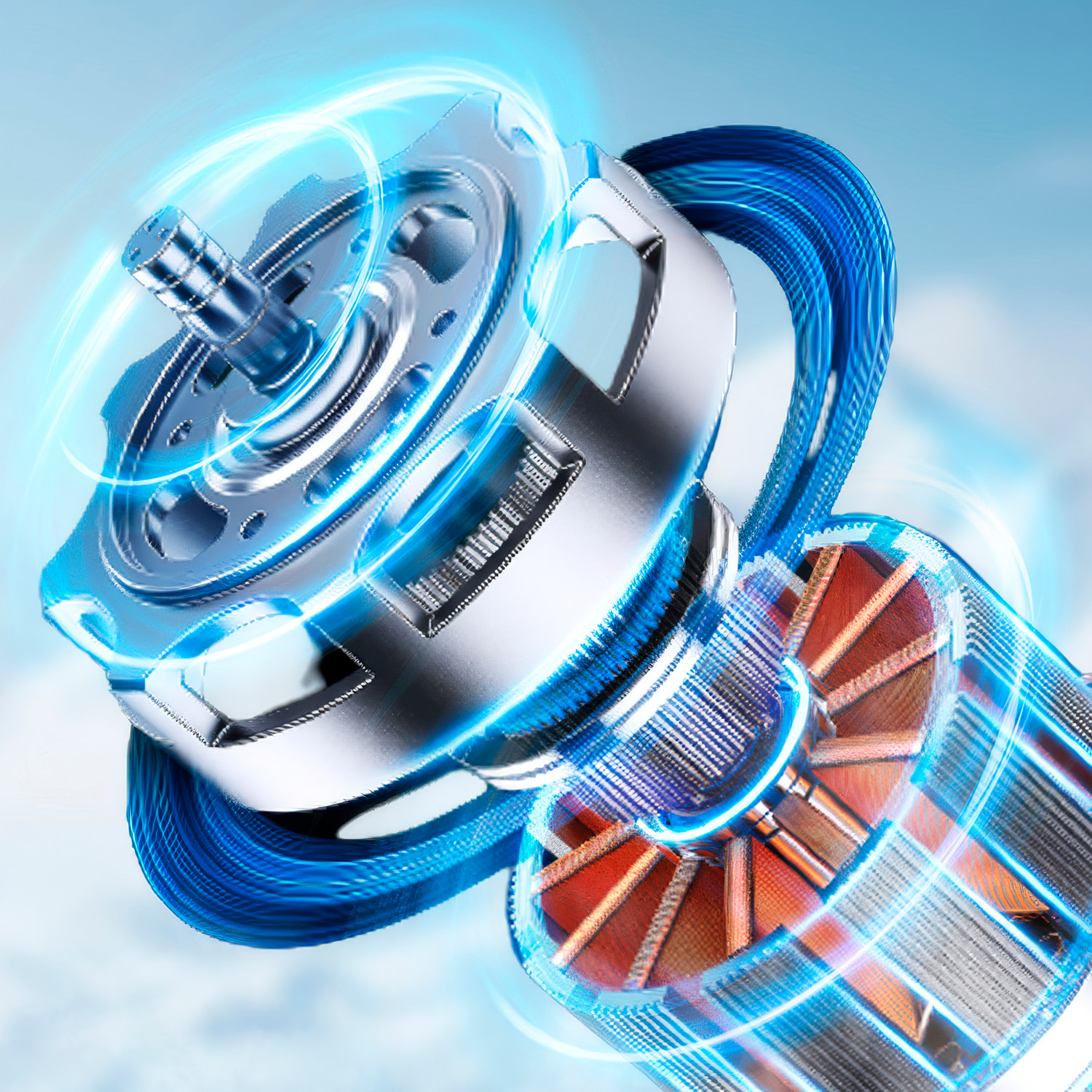 Ventilador portátil S1062 con 199 velocidades de regulación continua, pantalla LCD y visualización en tiempo real del nivel de batería. Incluye lanyard para colgar.