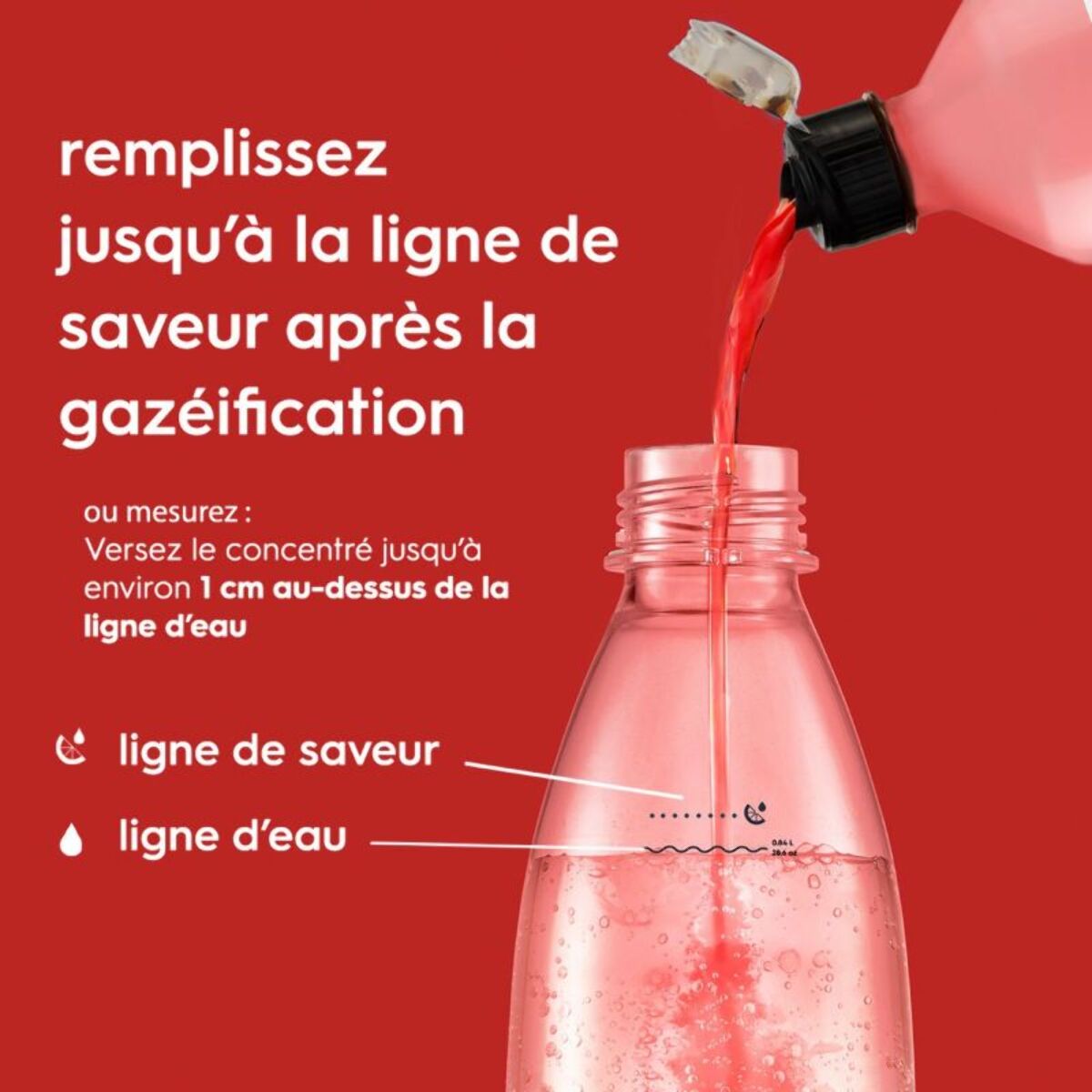 Concentré SODASTREAM saveur FRAISE sans sucres 440 ml