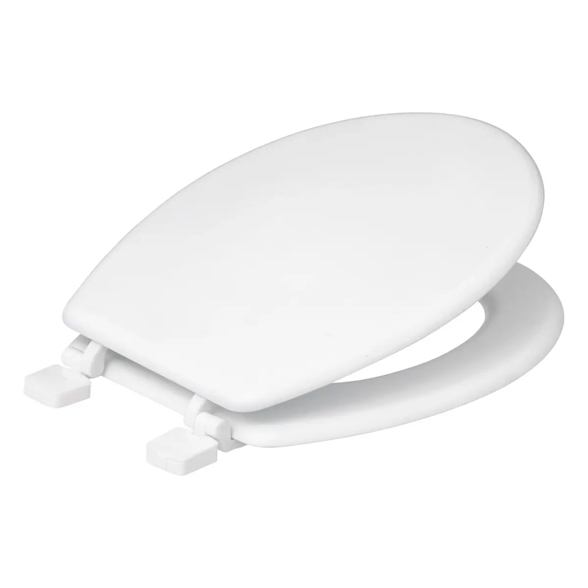 Abattant WC "Colorama" blanc en bois laqué