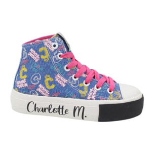 Sneakers alte Primavera Estate Charlotte M Denim Lei Charlotte M Denim