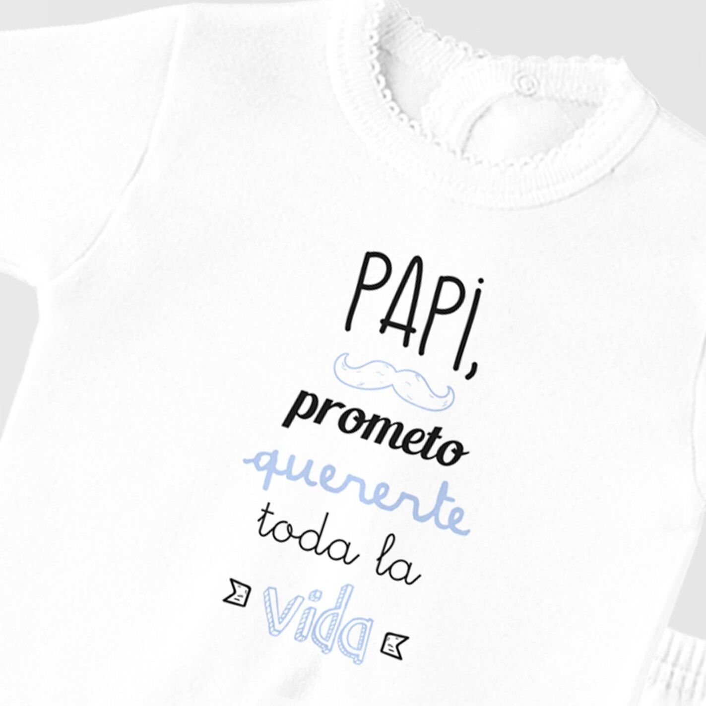 Conj Estampado Frase P Blanco Talla Nac