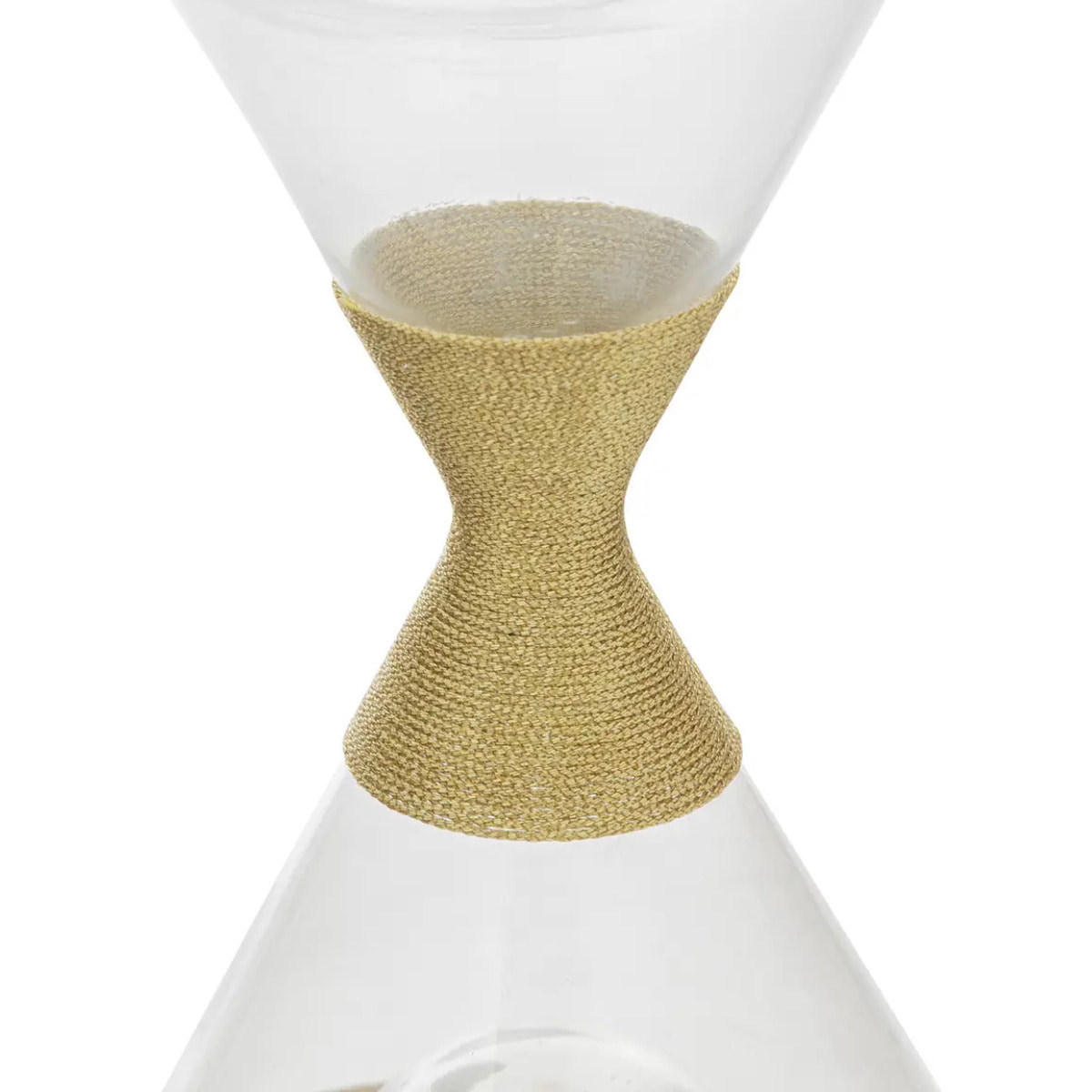 Sablier déco "Le collectionneur" en verre H19,5cm