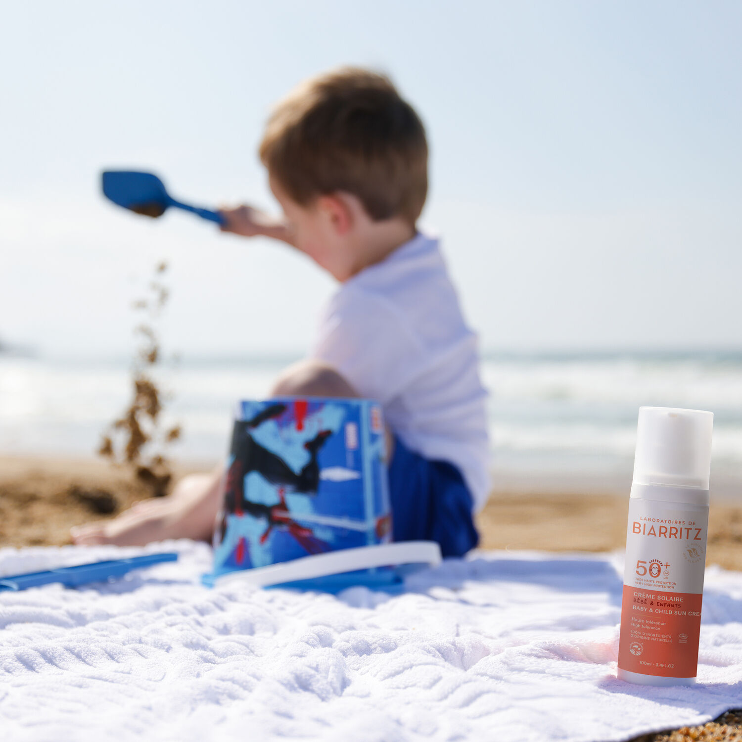 Solaire SPF50+ - Crème Solaire Haute Tolérance Bio pour Bébé & Enfants 100ml