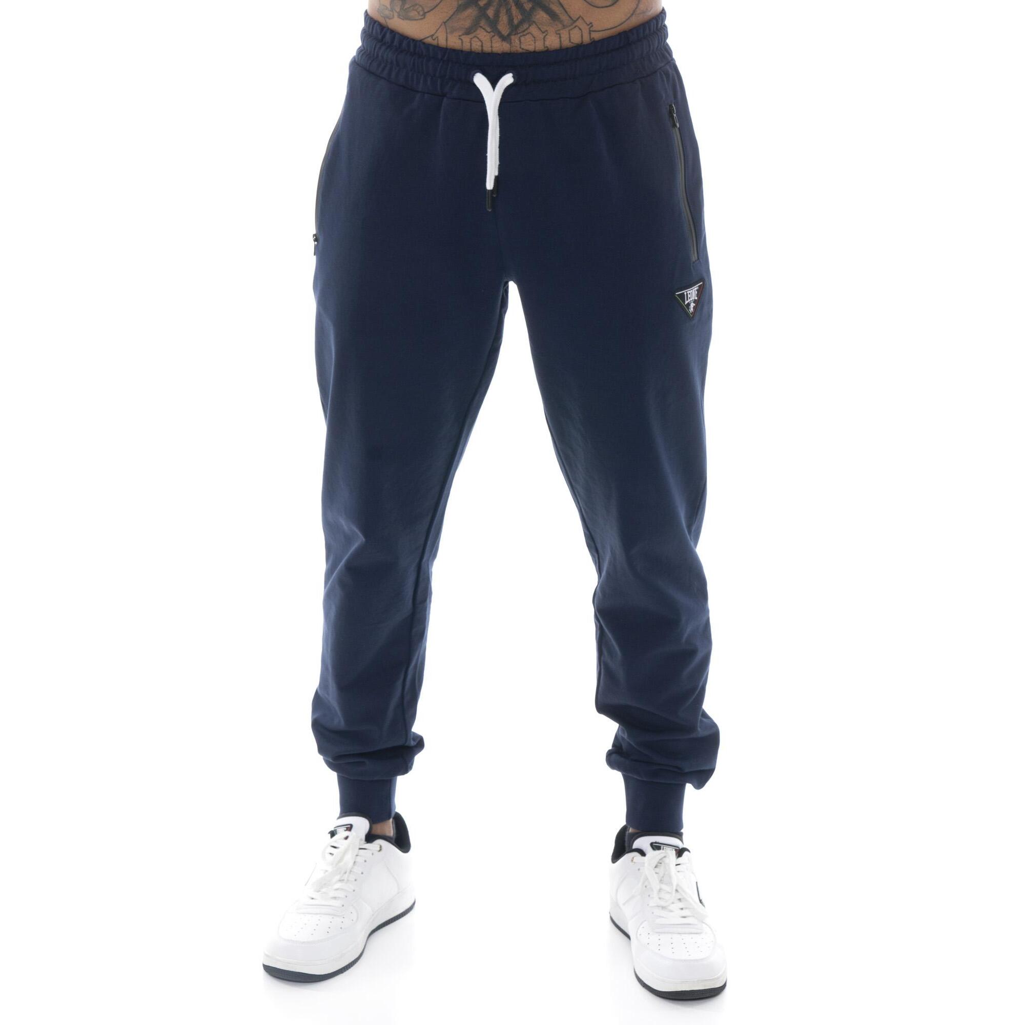 Pantaloni sportivi da uomo con polsino Leone Patch