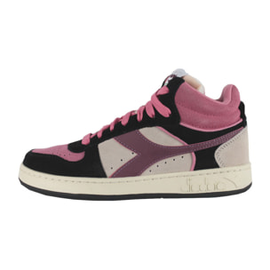 Zapatillas Sneaker para Mujer - DIADORA Magic basket demi suede wn 501.179012 01 D0111 Silver peony/Black/Tea ro