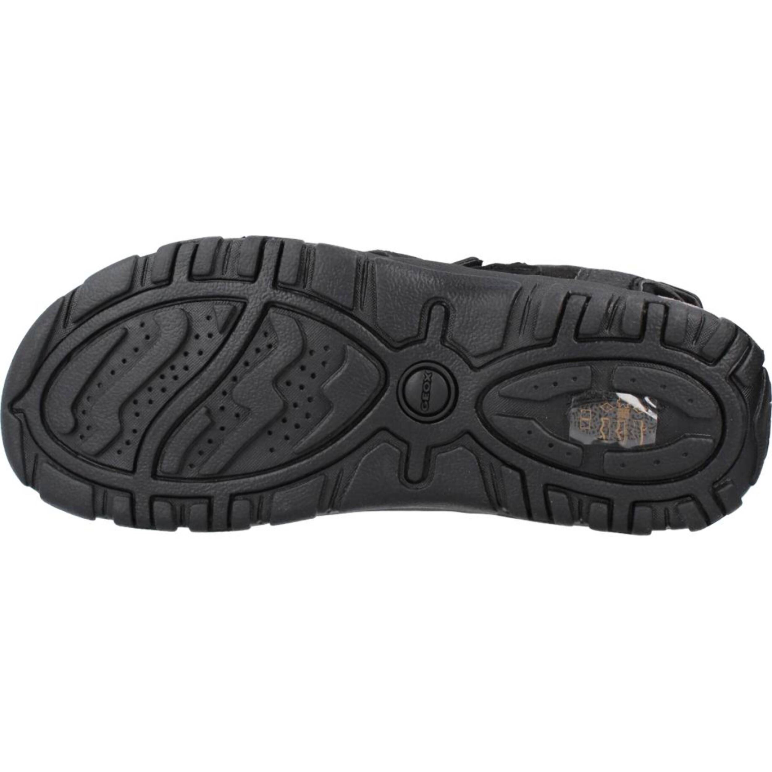Sandalias Hombre de la marca GEOX  modelo UOMO SANDAL STRADA NEGRO