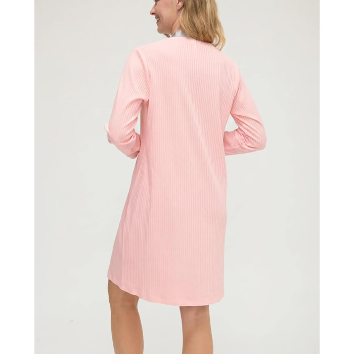 Camisón mujer lencero raso de manga larga