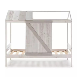 Cama cabaña Barnie Vintage - Grayscale