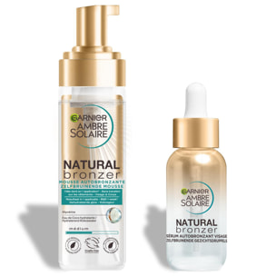 Garnier Ambre Solaire Natural Bronzer Coffret Sérum et Mousse Autobronzante