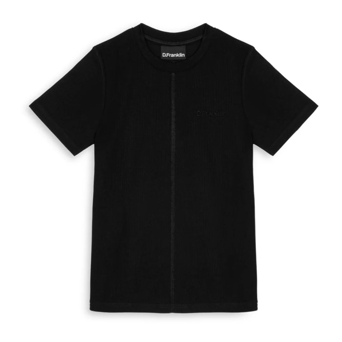 Camiseta Mujer Rib Negra