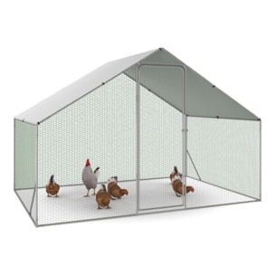 Enclos grillagé pour poules 6m² - 3x2m