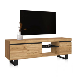 Mueble TV Ebos UP 160 Roble Nude - Ceniza