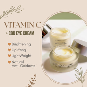 Crema de Ojos Vitamina C + CBD 15ml