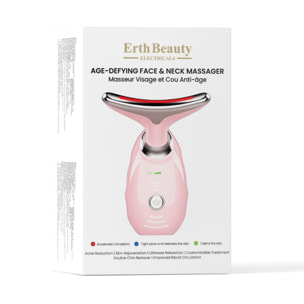 Masajeador facial y de cuello antiedad Rosa
