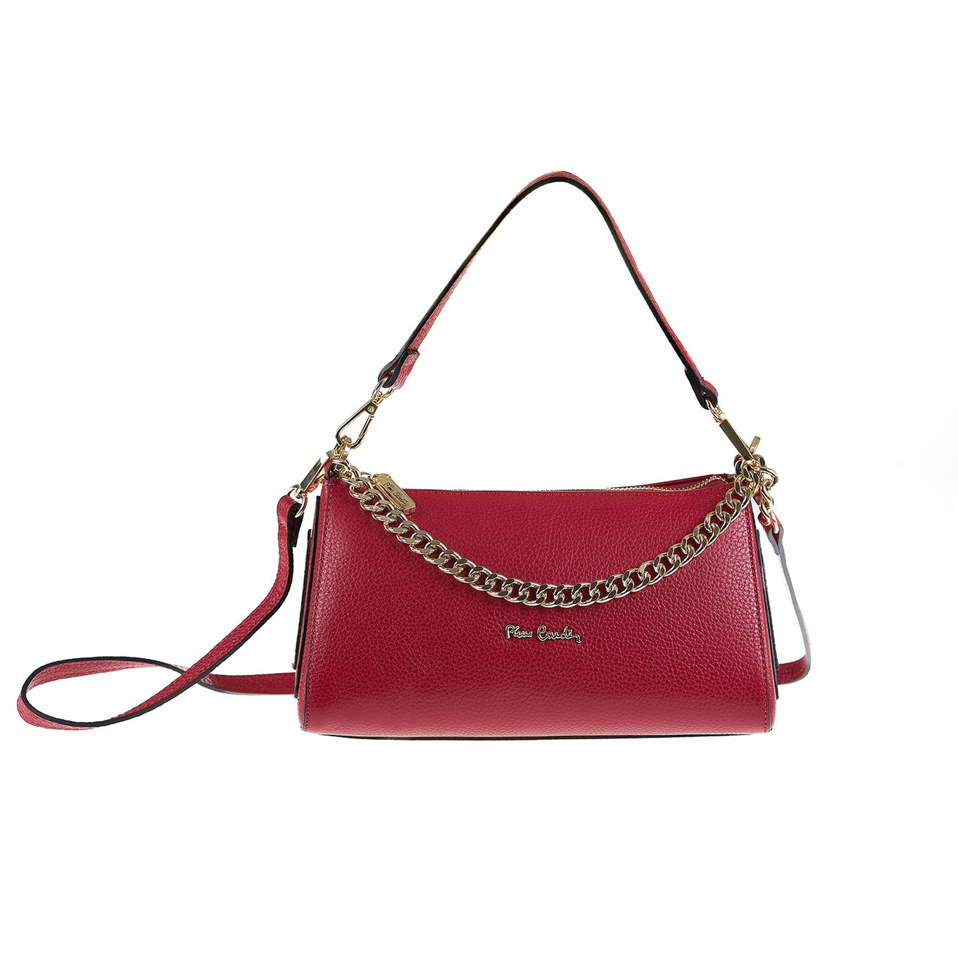 Borsa a spalla da donna Made in Italy - Modello Violette - 100% pelle - 26.0 x 13.5 x 11.5 cm