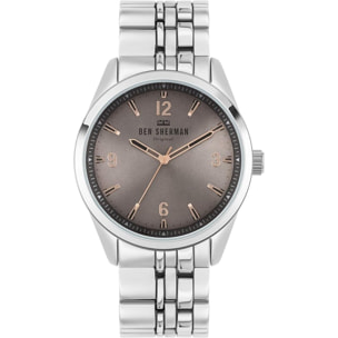 Reloj Ben Sherman WB057ESM Hombre Analogico Cuarzo con Correa de Acero inoxidable