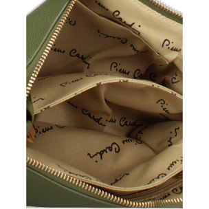 Borsa a spalla da donna Made in Italy - Modello Brunilde Lux - 100% pelle - 24.0 x 18.5 x 12.0 cm