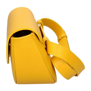 Marsupio da donna in vera pelle - Modello False - Made in Italy - 25.0 x 15.0 x 9.0 cm