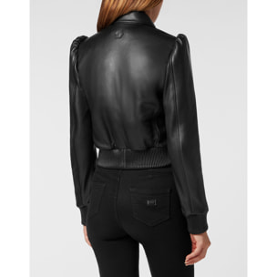 PHILIPP PLEIN Leather Bomber